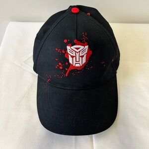 Transformers Baseball Cap 2025 Hasbro Adjustable Adults Unisex Black/Red/White